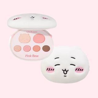 Pink Bear - Chiikawa Collection Eyeshadow Palette - 3 Types #03 Fiery Orange