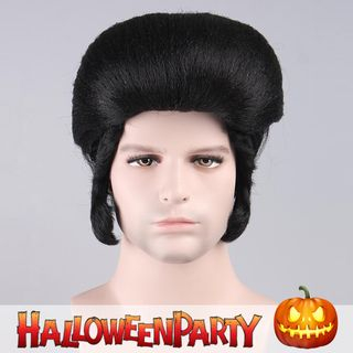 Party Wigs HalloweenPartyOnline - Elvis King Black - One Size