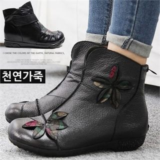 Reneve Genuine-Leather Ankle Boots (2 Designs)
