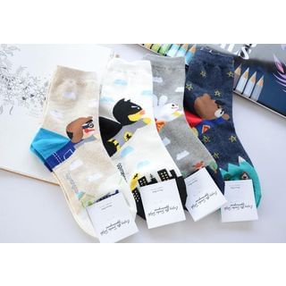 Knitbit Cartoon Printed Socks