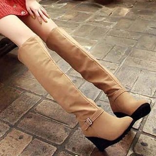 Over-The-Knee Wedge Boots