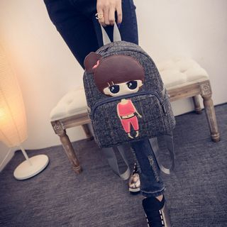 Seok Girl Appliqu  Backpack