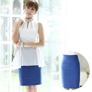 High-Waist Pencil Skirt