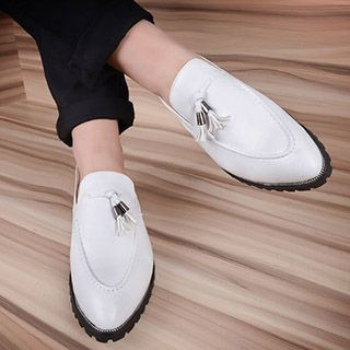 Shoelock Pointy Tassel Loafers