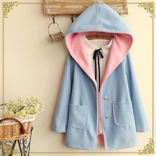 Fairyland Double-sided Hooded Woven Jacket