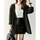 V-Neck Wool Blend Cardigan от YesStyle.com INT V-Neck Wool Blend Cardigan от YesStyle.com INT