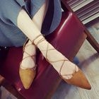 Lace-Up Pointy Flats от YesStyle.com INT Lace-Up Pointy Flats от YesStyle.com INT