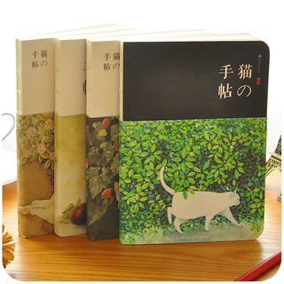 Momoi Cat Printed Notebook