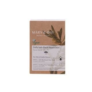 Mary&May - Daily Safe Black Head Clear Nasenmaskenpackung