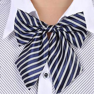 Romguest Striped Bow Tie