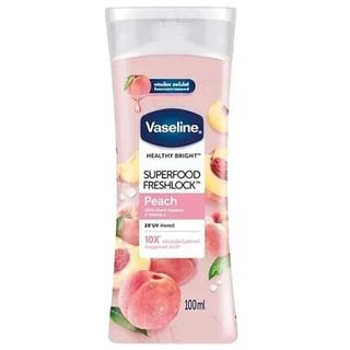 Vaseline - Healthy Bright Superfood Freshlock 100% Peach Essence & Vitamin E Body Lotion 100ml 100ml