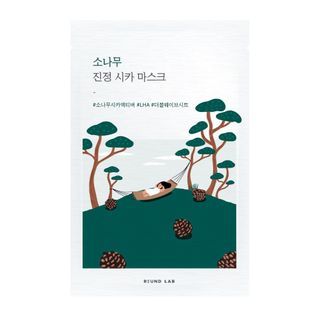 Round Lab - Pine Calming Cica Mask 27Ml X 1 Sheet