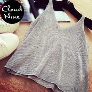 Cloud Nine Sleeveless Knit Top