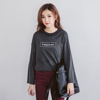 Tokyo Fashion Long-Sleeve Lettering T-Shirt