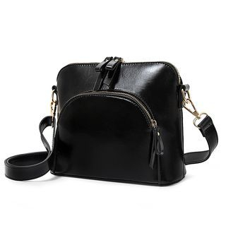 Ballerina Bags Faux Leather Crossbody Bag