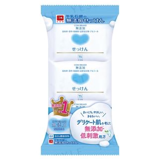 Cow Brand Soap - Additive Free Soap 100G X 3 Pcs