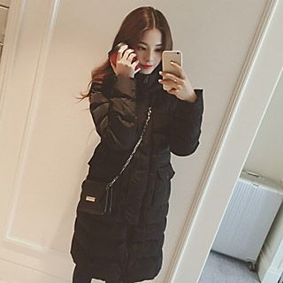 lilygirl Hooded Long Padded Jacket