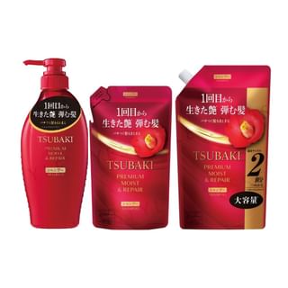 Shiseido - Tsubaki Premium Moist & Repair Shampoo 600Ml Refill