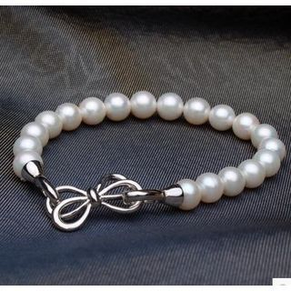 ViVi Pearl Freshwater Pearl Butterfly Buckle Bracelet