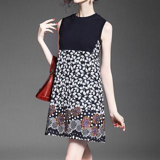 Alaroo Sleeveless Floral Knit Dress