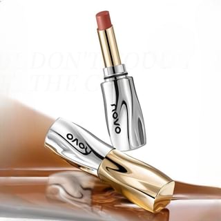 Novo - Silky Mist Color-Lock Non-Stick Cup Lipstick - 6 Colors 182# Chestnut Brown - 1.9G