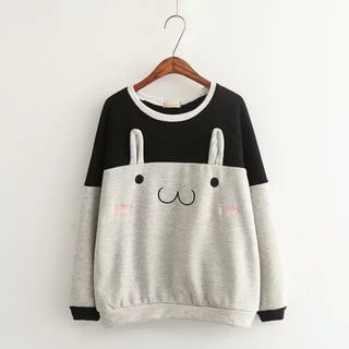 Aigan Bunny-Print Sweatshirt