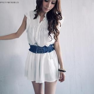 White Lace Dress on Dress White One Size 1023051860 Brand From Taiwan Puffy Color White