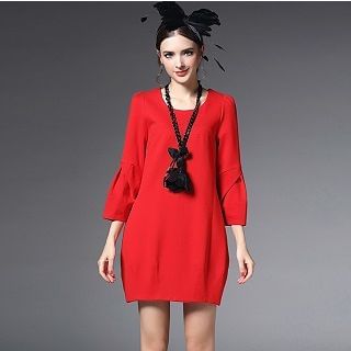 Ozipan Long-Sleeve Sheath Dress