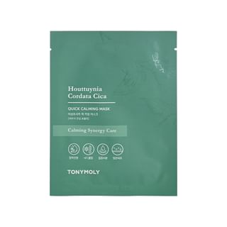 TONYMOLY - Houttuynia Cordata Cica Quick Calming Mask 20ml x 1 sheet