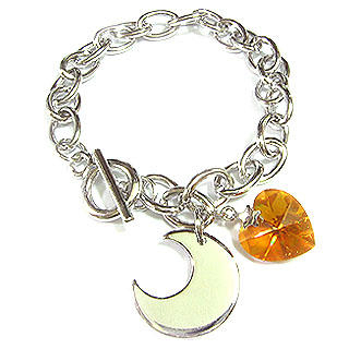 "MoonNight" November Birthstone Bracelet - Topaz