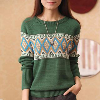 Cotton Candy Pattern Sweater