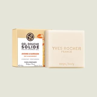 Yves Rocher - Moisturizing Solid Shower Gel Oat & Buckwheat 100G