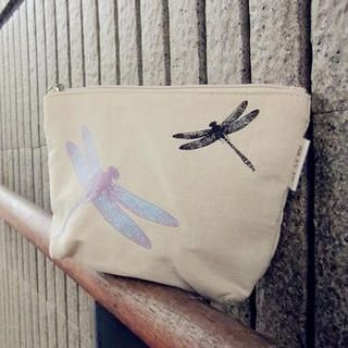 as it is Small Makeup Bag - Dragonfly Beige - One Size