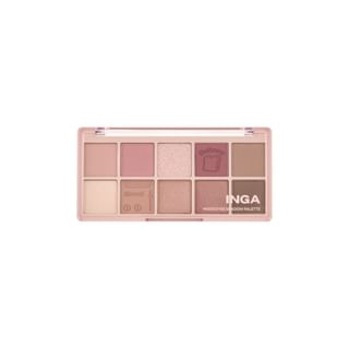 INGA - Mood Eyes Shadow Palette - 3 Types Plum Cooking