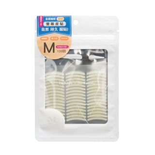 MEKO - Natural Invisible Transparent Double Eyelid Tape M 120 pcs 120 pcs