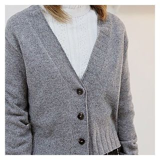 Sechuna V-Neck Cardigan