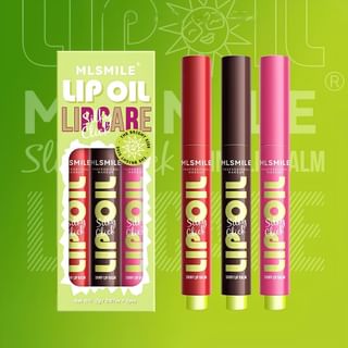 Mlsmile - Set Of 3: Shiny Lip Balm Set - C #Set C