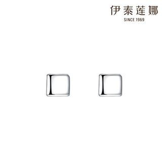 Italina Sterling Silver Square Ear Studs