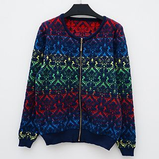 Polaris Patterned Knit Jacket