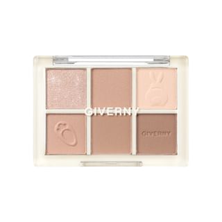 GIVERNY - Soft Eye Palette - 3 Types #01 Lazy Coral