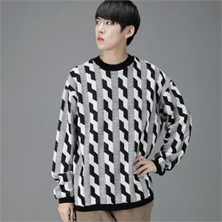 THE COVER Patterned Knit Top
