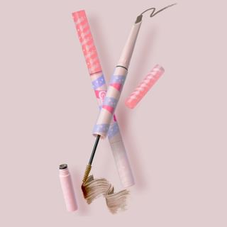 Gracebabi - 2 In 1 Eyebrow Tint - 2 Color #01 Brown