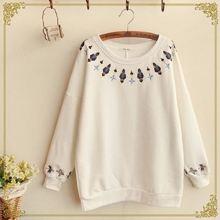 Fairyland Embroidered Yoke Pullover