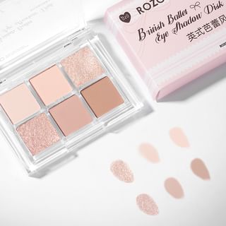 ROZO - British Ballet 6 Colours Eyeshadow Palette 1.1g x 6