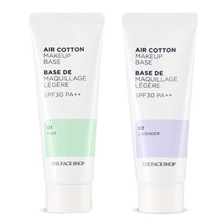 The Face Shop Air Cotton Makeup Base SPF30 PA++ (#01 Mint) 40ml