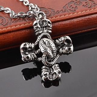 Trend Cool Cross Chain Necklace