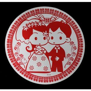 Rojo Set of 20: Chinese Wedding Static Window Sticker