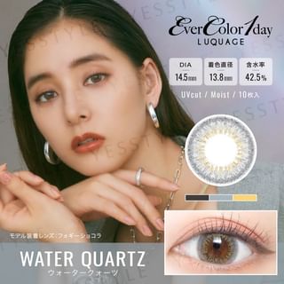 EverColor - LUQUAGE One-Day Color Lens Water Quartz 10 pcs P-4.00 (10 pcs)