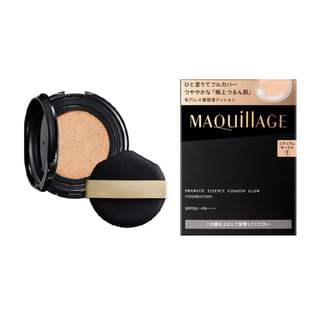 Shiseido - Maquillage Dramatic Essence Cushion Glow SPF 50+ PA++++ 1 Medium Ochre - 13g Refill