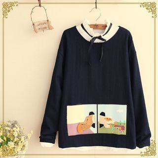 Fairyland Appliqu  Pullover